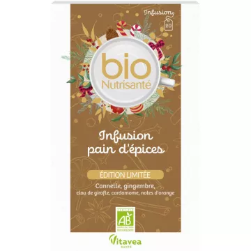 Nutrisanté Infusion Pain d'Épices Bio 20 Sachets