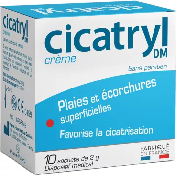 Cicatryl Superficial Wounds And Scrapes Cream 10 Sachets