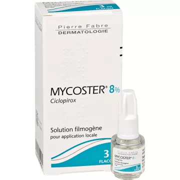 Mycoster 8% Solução formadora de filme 3ml