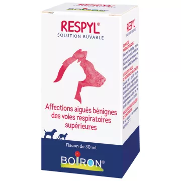 Respyl Boiron Homéopathie Vétérinaire Solution Buvable 30 ml