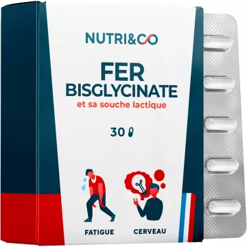 Nutri&Co Fer Souche Lactique 30 Gélules