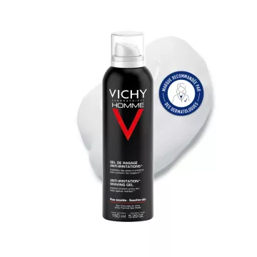 Vichy Homme Gel de Barbear Anti-Irritação 150 ml