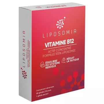 Voorschrift Natuur Liposomia B12 30 Capsules