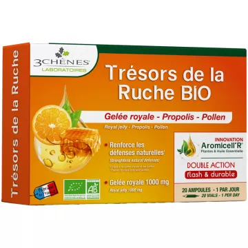 3-Chênes Trésor de la Ruche Bio 20 ampoules