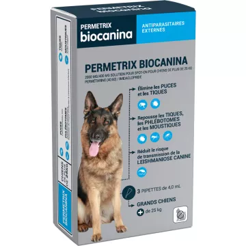 Biocanina Permetrix Pipette Antiparasitaire x3