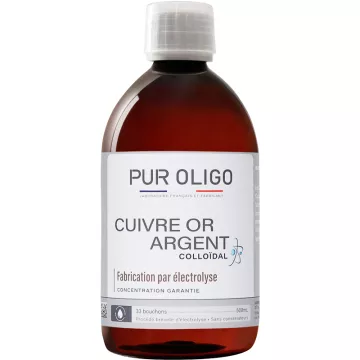 PurOligo Koper Goud Zilver Oligotherapie 500 ml