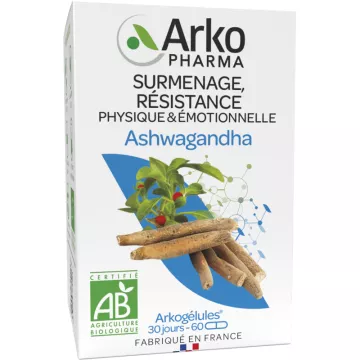 Arkogélules Ashwagandha Weerstand Fysiek & Emotioneel 60 capsules