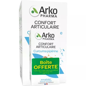 Arkogélules Curcuma Pipérine Joint Comfort organic