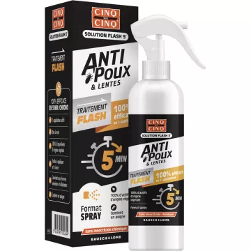 Cinq-sur-Cinq Anti Läuse & Nissen 5 Minuten Flash-Behandlung Spray 150 ml