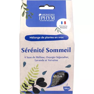 Tisane Sérénité Sommeil Iphym Mélange de Plantes en Vrac 100 g 