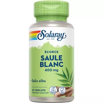 Solaray Weiße Weide Rinde 400 mg 60 vegetarische Kapseln