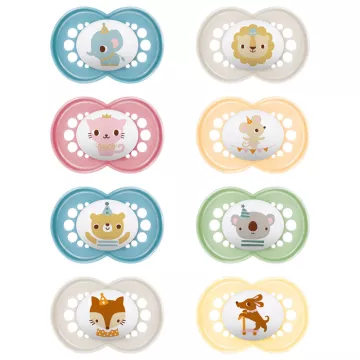 Mam Pacifier Original Animals + набор из 2 штук на 6 месяцев Ref 27