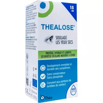 Thealose Ocular solução para olhos secos moderados a graves 15 ml