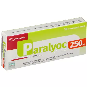 Paralyoc 250 mg ou 500 mg Paracétamol