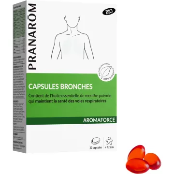 Aromaforce 30 Cápsulas Bronquiales Bio Pranarom