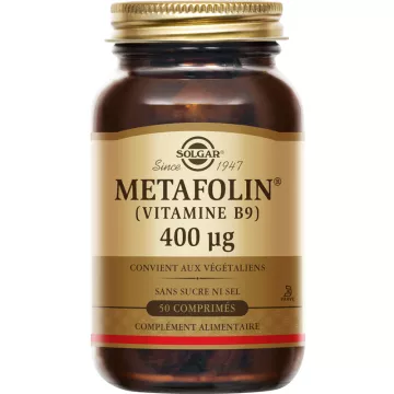 Solgar Metafolin Vitamin B9 400 µg 50 Tabletten