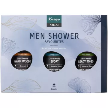 Kneipp Set Heren Douchegadgets 3x75 ml