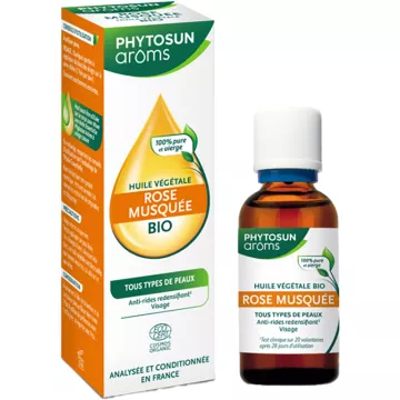 Phytosun Aroms Huile Végétale de Rose Musquée Bio