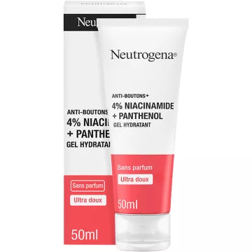 Neutrogena Анти-Бутоны+ Увлажняющий гель 4% Ниацинамид и Пантенол 50 мл