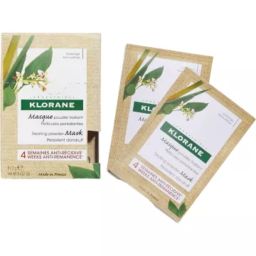 Klorane Dandruff Treatment Powder Mask with Galanga 8 sachets