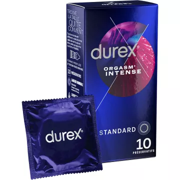 Durex Orgasm'intense 10 Préservatifs