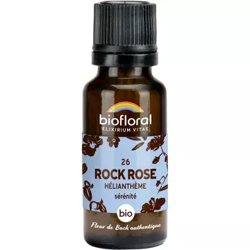 Biofloral Bach Flower Remedies 26 Rock Rose Granules sem álcool