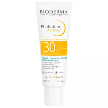 Bioderma Photoderm AKN Mat SPF30 Корректирующий флюид 40 мл