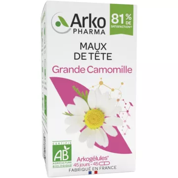 Arkogélules Grande Camomille Maux de Tête Bio 45 gélules