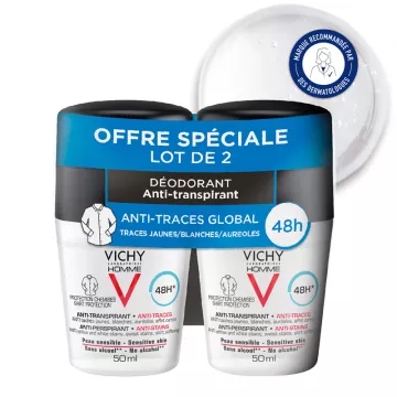 Vichy Homme Desodorante Anti-Rastros 48h Roll-On 50 ml