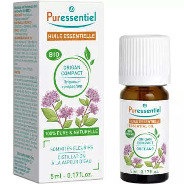 PURESSENTIEL Óleo Essencial Orgânico de Orégãos compacto 5ml