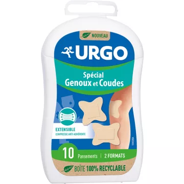 Urgo Spécial Genoux et Coudes Pansement Boîte de 10