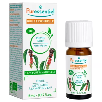 Puressentiel Huile Essentielle Poivre Noir Bio 5 ml