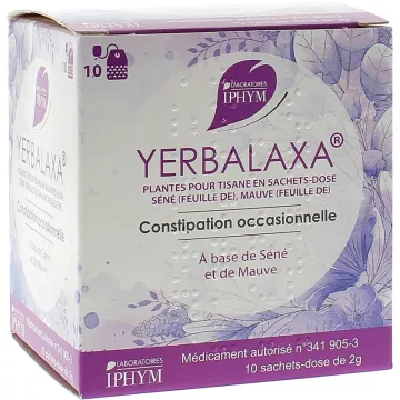 Tisana Yerbalaxa 10 bustine, Digestione, transito Iphym