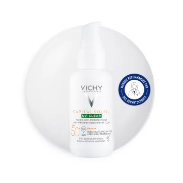 Vichy Capital Soleil UV Clear Fluid SPF50+ 40 мл