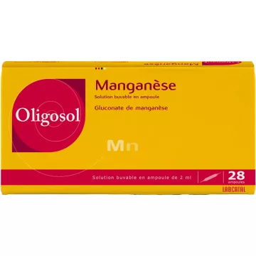 Oligosol Manganês Mn Labcatal 28 ampolas