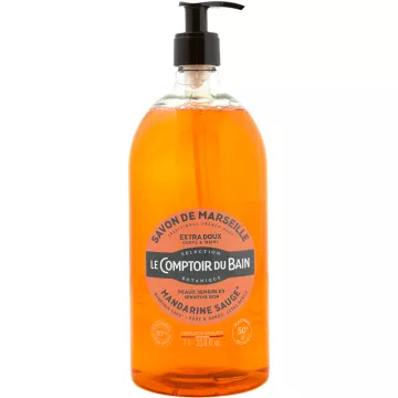 Le Comptoir du Bain Marseille Sabonete Extra Suave Mandarina Salva