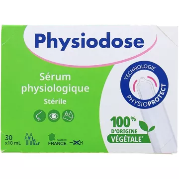 Physiodose Suero Fisiológico Estéril 30 monodosis de 10 ml