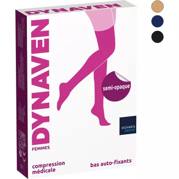 Sigvaris Dynaven Pure Semi-opaque Women's Compression Socks Class 2