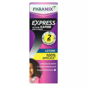 Paranix Express Loción antipiojos de acción rápida 2 minutos 