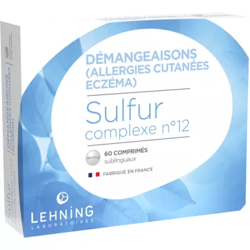 Complexo homeopático Lehning 12 Sulfur eczema