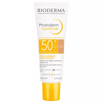 Bioderma Photoderm Aquafluide SPF50+ Золотой оттенок 40 мл