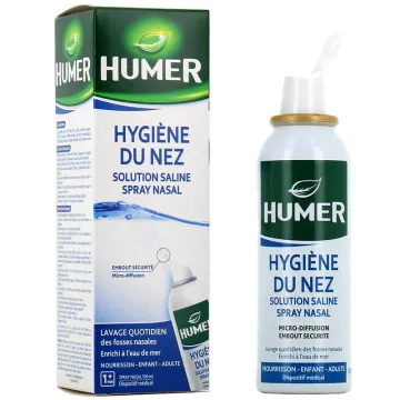 Humer Solução salina para higiene do nariz Adultos Crianças 100 ml