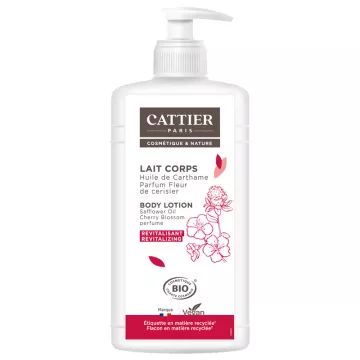 Cattier Lait Corps Revitalisant huile de Carthame Cerisier 500 ml