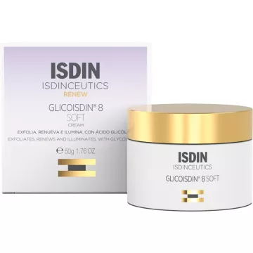 Isdin Glicoisdin 8 Soft Crème Anti-Âge Peeling 50 g