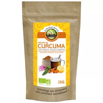 Écoidées Infusão de curcuma biológica 150 g