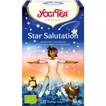 Yogi Tea Star Salutation Té de hierbas 17 bolsitas de té