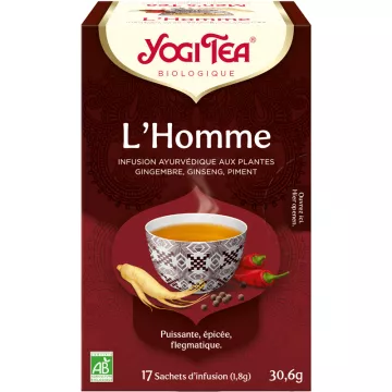 Yogi Tea l'Homme Infusion 17 bustine da tè