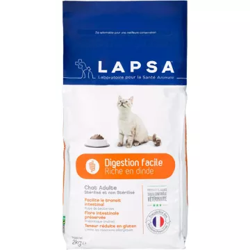 Lapsa Chat Adulte Digestion facile Croquette 2 Kg