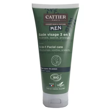 Cattier Homme Gesichtspflege 3 in 1 50 ml