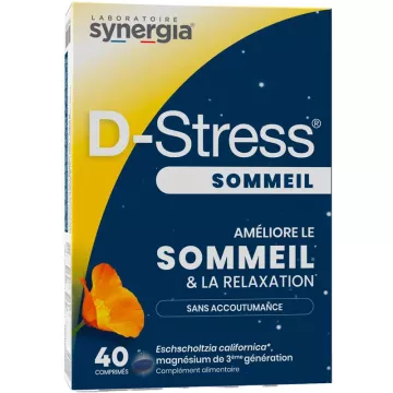 D-Stress sommeil Synergia 40 comprimés